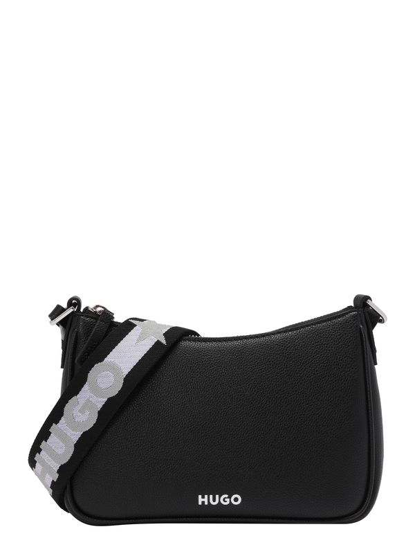 HUGO HUGO Torba preko ramena 'Bel'  siva / crna / bijela