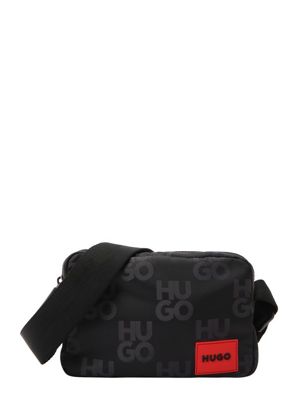 HUGO HUGO Torba preko ramena 'Ethon 2.0'  tamo siva / crvena / crna
