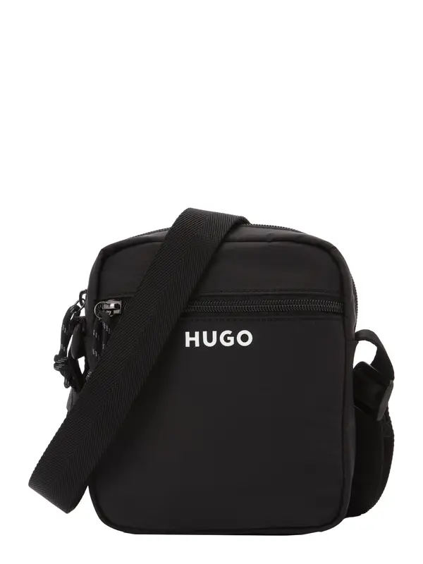 HUGO HUGO Torba preko ramena 'EVERETT'  crna / bijela