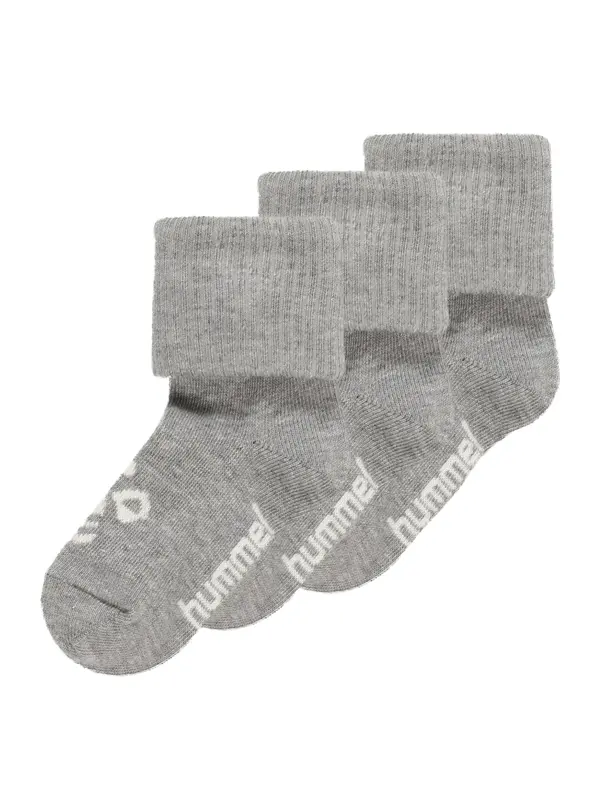Hummel Hummel Čarape 'Sora'  siva melange / bijela