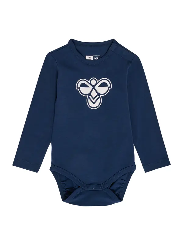 Hummel Hummel Dječji bodi  mornarsko plava / prljavo bijela