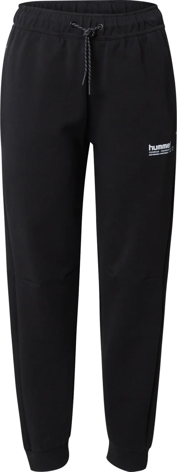 Hummel Hummel Hlače 'Tech Fleece'  crna / bijela