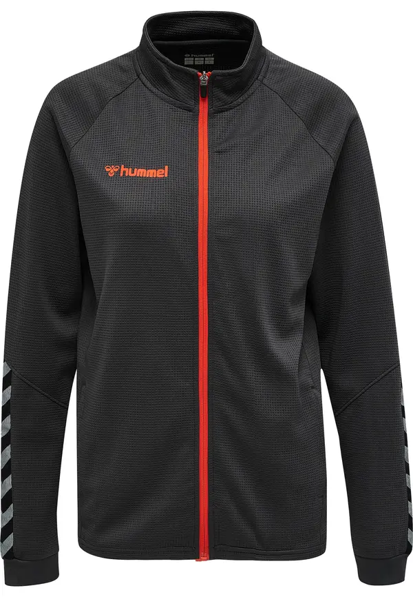 Hummel Hummel Jakna za vježbanje 'Authentic'  antracit siva / tamo siva / crvena