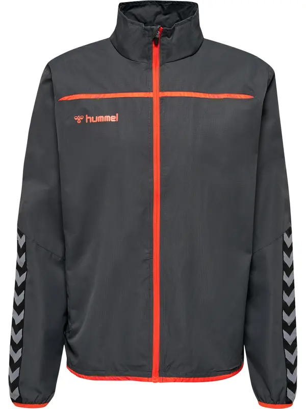 Hummel Hummel Jakna za vježbanje 'Authentic'  siva / antracit siva / narančasta / crna