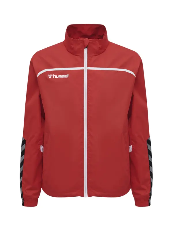 Hummel Hummel Jakna za vježbanje 'Authentic'  siva / crvena / crna / bijela