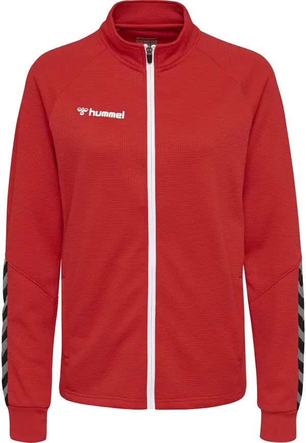 Hummel Hummel Jakna za vježbanje 'Authentic'  siva / crvena / crna / bijela