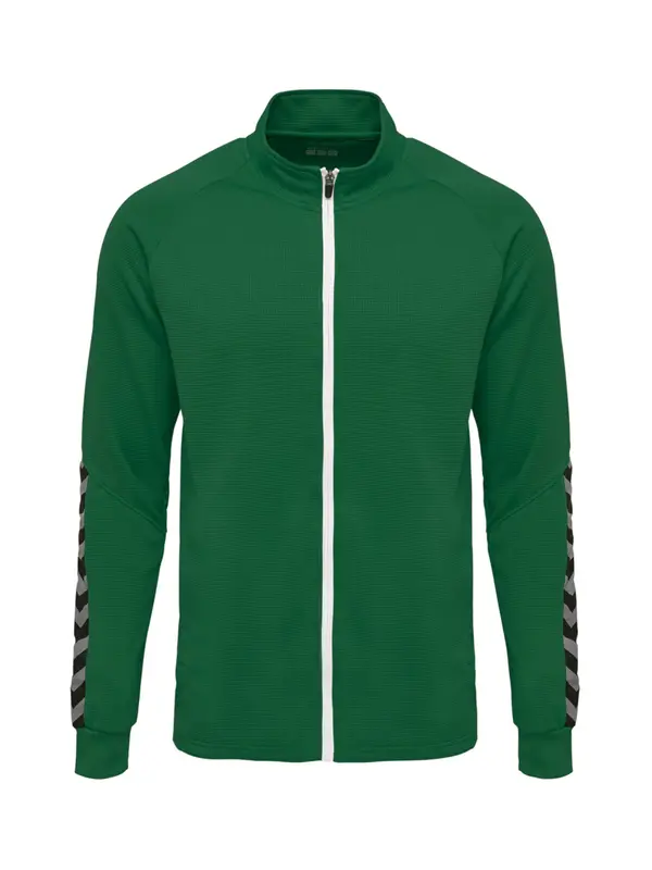 Hummel Hummel Jakna za vježbanje 'Authentic'  svijetlosiva / zelena / crna