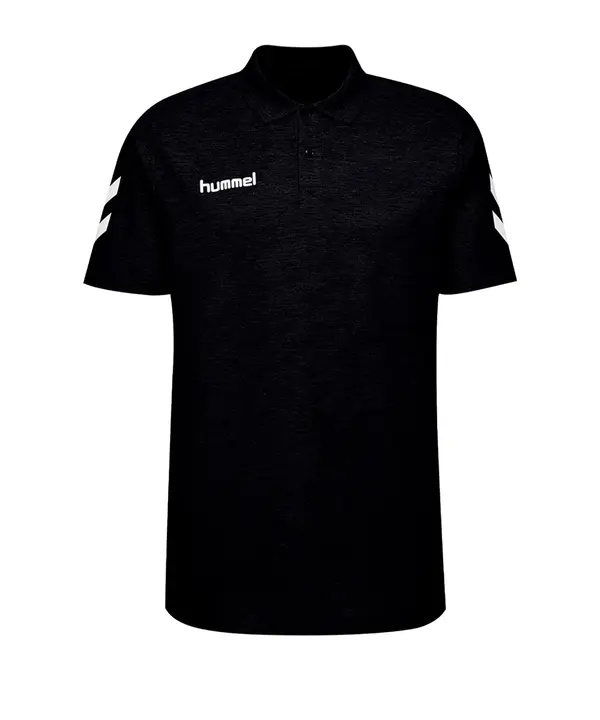 Hummel Hummel Majica 'Go'  crna melange / bijela