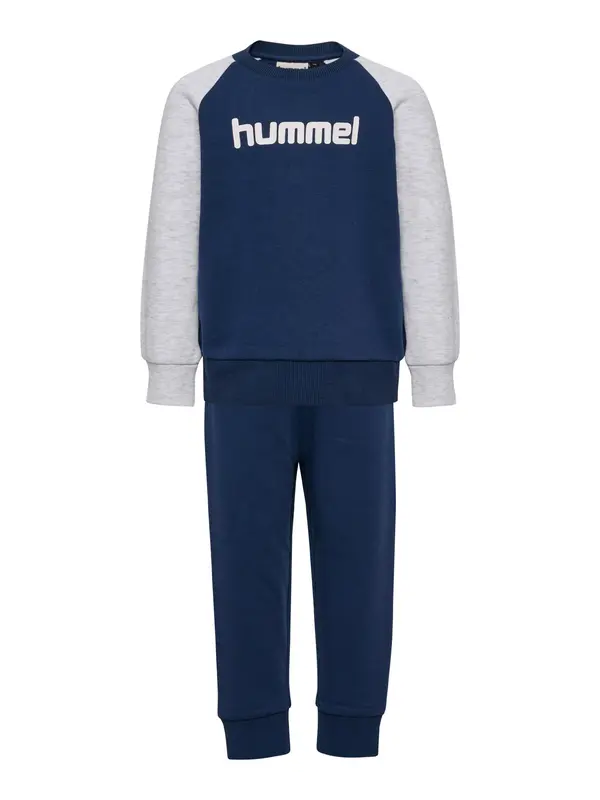 Hummel Hummel Odjeća za vježbanje  tamno plava / siva melange / bijela