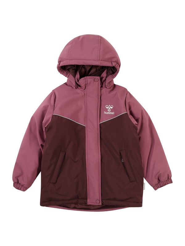 Hummel Hummel Prijelazna jakna 'JOSSE'  sivkasto ljubičasta (mauve) / ljubičasto crvena / srebro