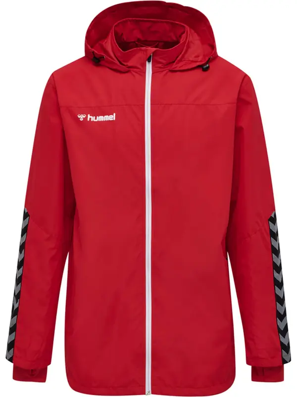 Hummel Hummel Sportska jakna 'Authentic'  siva / crvena / crna / bijela