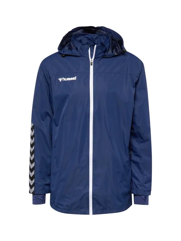 Hummel Hummel Sportska jakna 'Authentic'  tamno plava / antracit siva / bijela