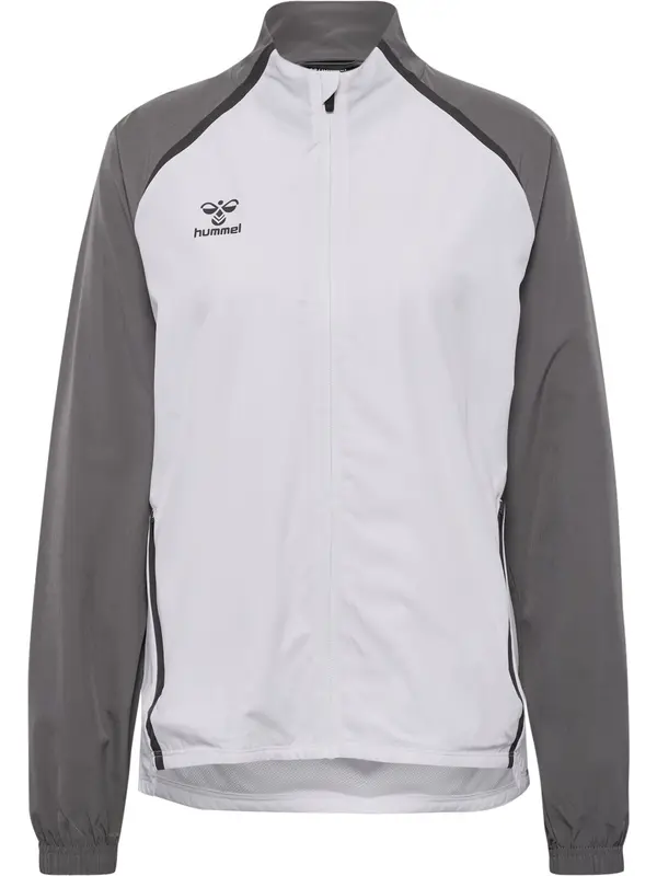 Hummel Hummel Sportska jakna 'Lead 2.0'  tamo siva / crna / prljavo bijela
