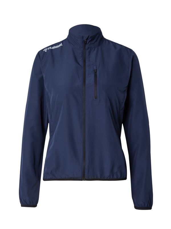 Hummel Hummel Sportska jakna 'RUN'  morsko plava / srebro / bijela