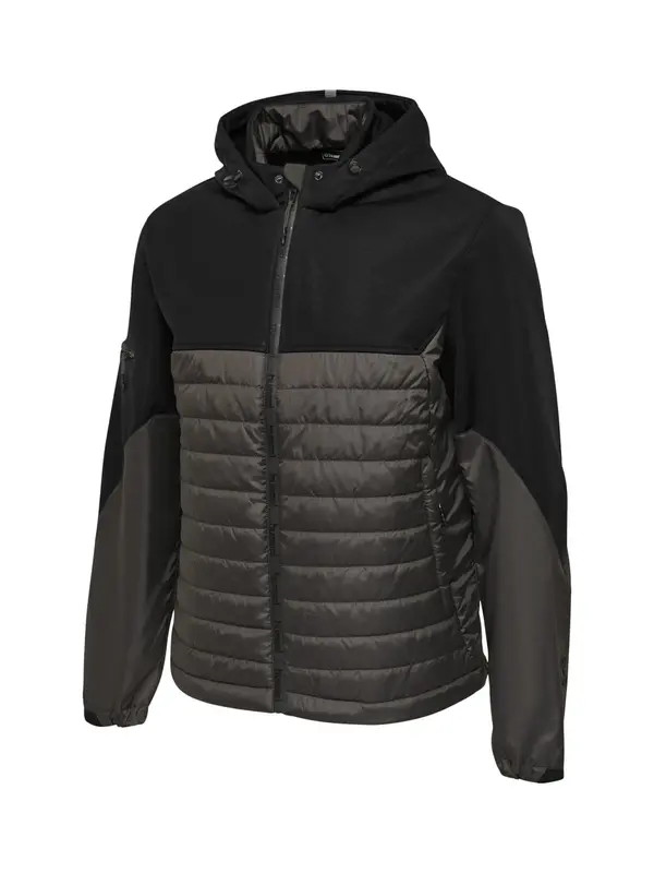Hummel Hummel Sportska jakna  tamo siva / crna