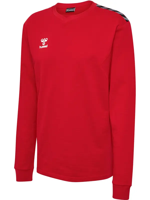 Hummel Hummel Sportska sweater majica 'Authentic'  crvena / crna / bijela