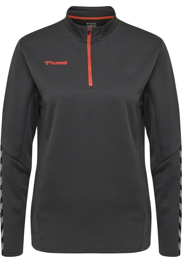 Hummel Hummel Sportska sweater majica 'Authentic'  grafit siva / siva melange / svijetlocrvena / crna