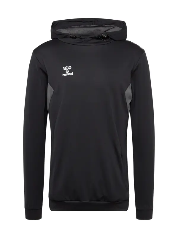 Hummel Hummel Sportska sweater majica 'Authentic PL'  siva / crna / bijela
