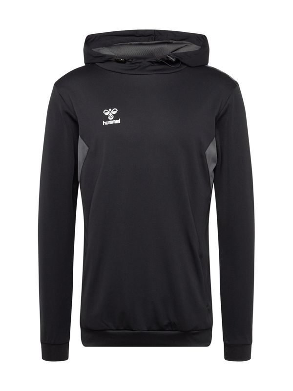 Hummel Hummel Sportska sweater majica 'Authentic PL'  siva / crna / bijela