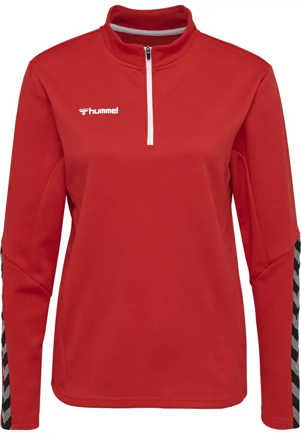 Hummel Hummel Sportska sweater majica 'Authentic'  svijetlo crvena / crna / bijela