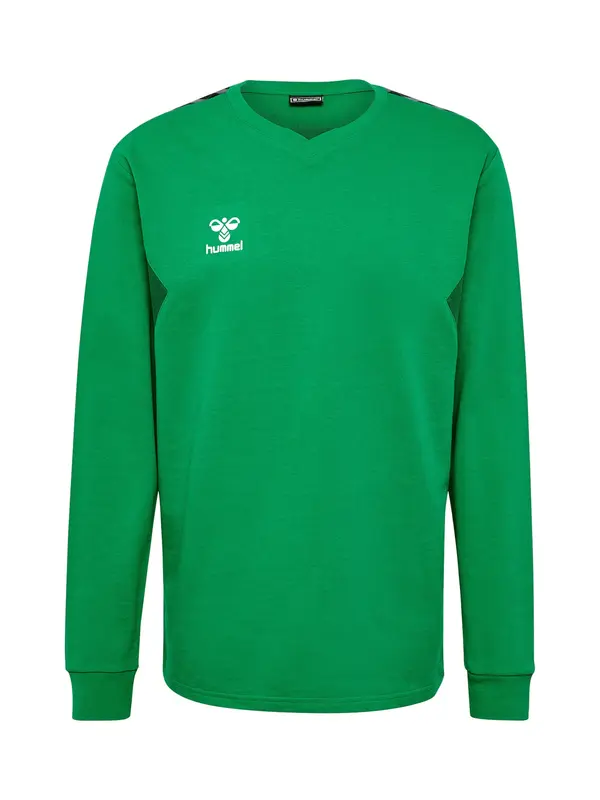 Hummel Hummel Sportska sweater majica 'Authentic'  zelena / bijela