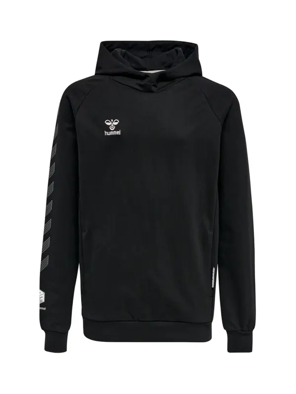 Hummel Hummel Sportska sweater majica  crna / bijela