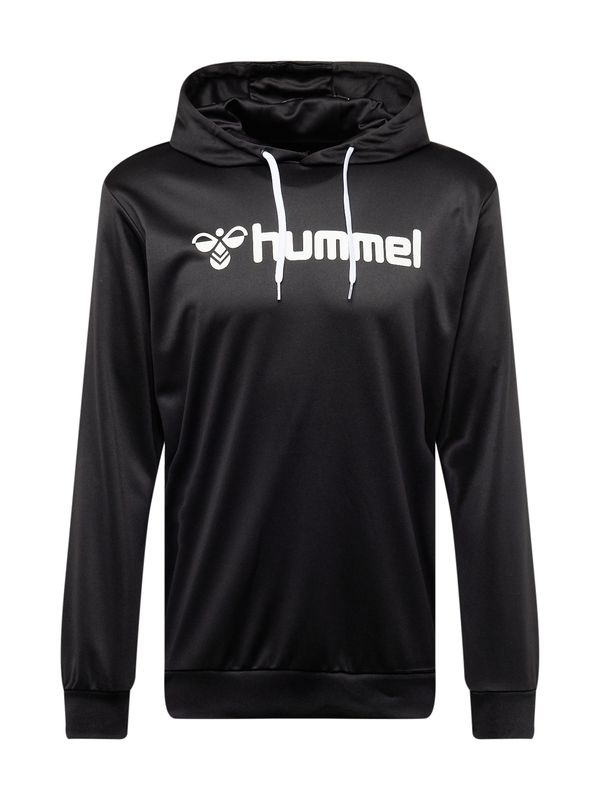 Hummel Hummel Sportska sweater majica  crna / bijela