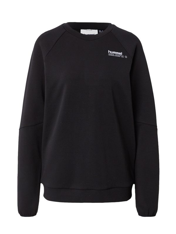 Hummel Hummel Sportska sweater majica  crna / srebro