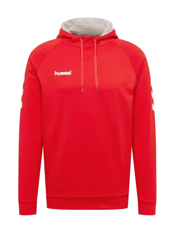 Hummel Hummel Sportska sweater majica  crvena / bijela