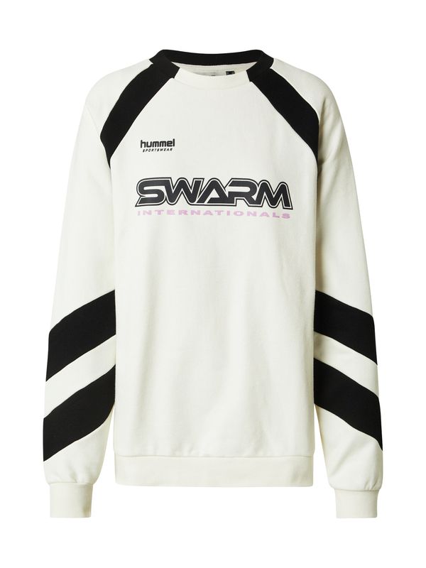 Hummel Hummel Sportska sweater majica  crvena / crna / bijela