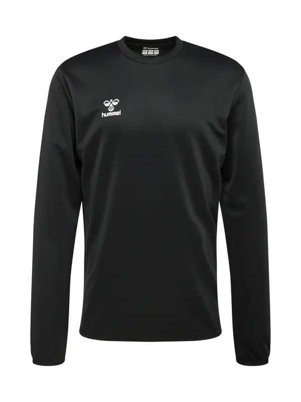 Hummel Hummel Sportska sweater majica 'Essential'  crna / bijela