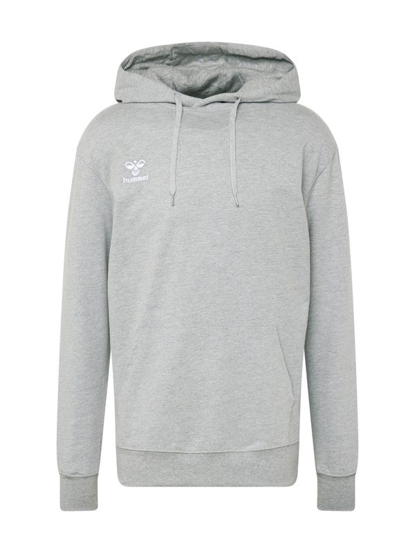 Hummel Hummel Sportska sweater majica 'Go 2.0'  kameno siva / bijela