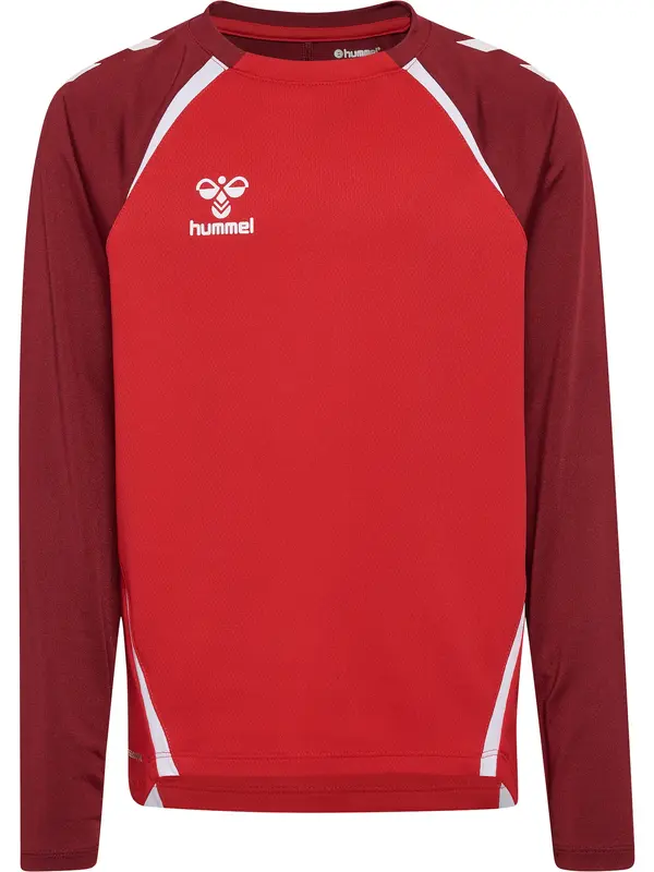Hummel Hummel Sportska sweater majica 'Lead 2.0'  crvena / tamno crvena / bijela