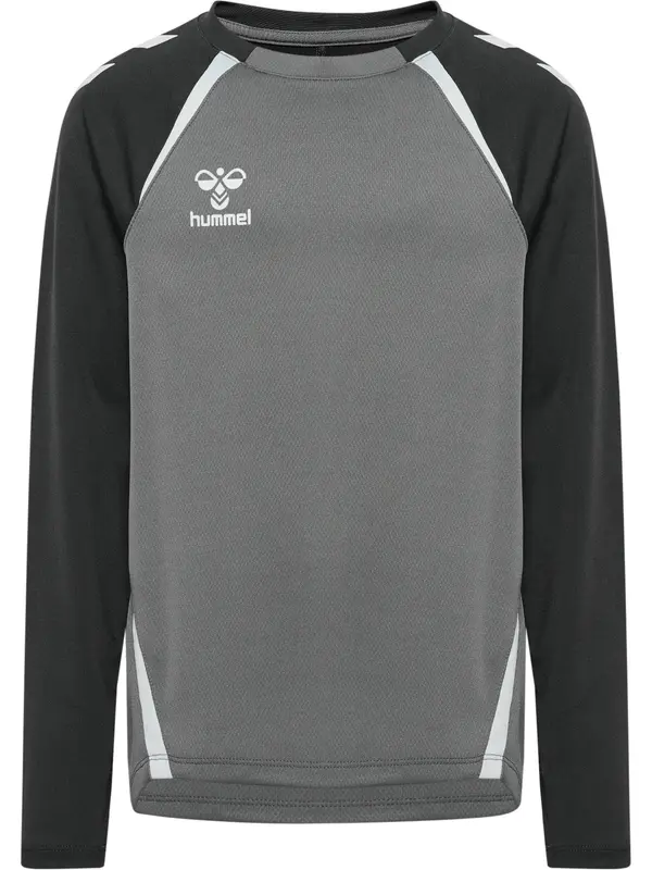 Hummel Hummel Sportska sweater majica 'Lead 2.0'  siva / tamo siva / bijela
