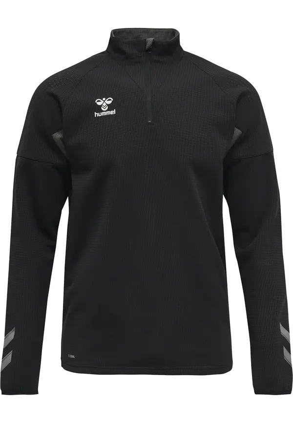 Hummel Hummel Sportska sweater majica 'Lead'  siva / crna / bijela