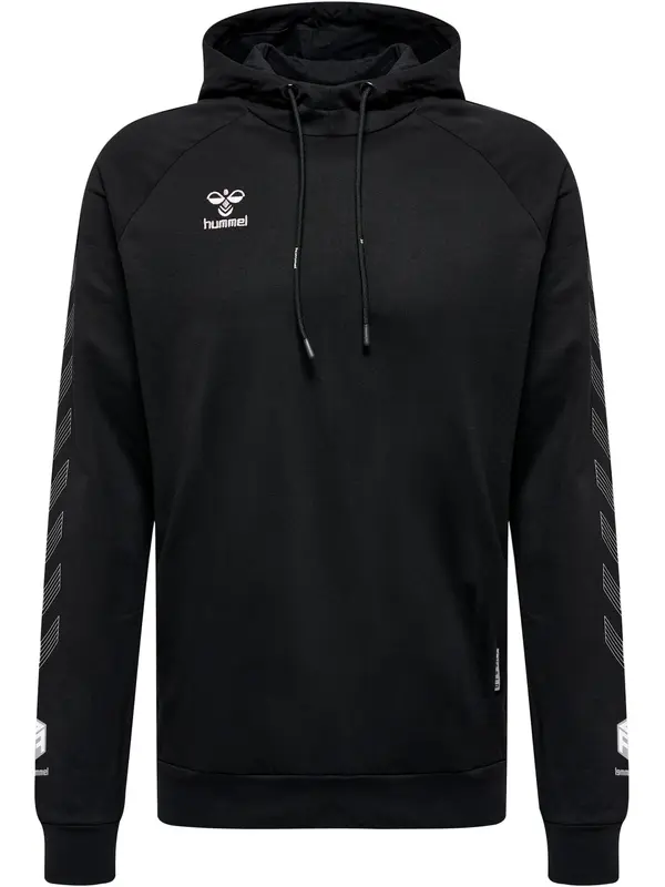 Hummel Hummel Sportska sweater majica 'Move Grid'  crna / bijela