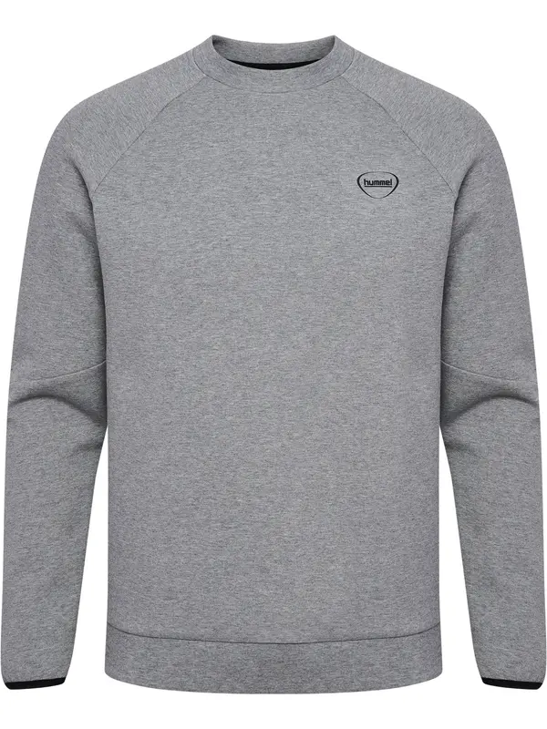 Hummel Hummel Sportska sweater majica  siva / crna