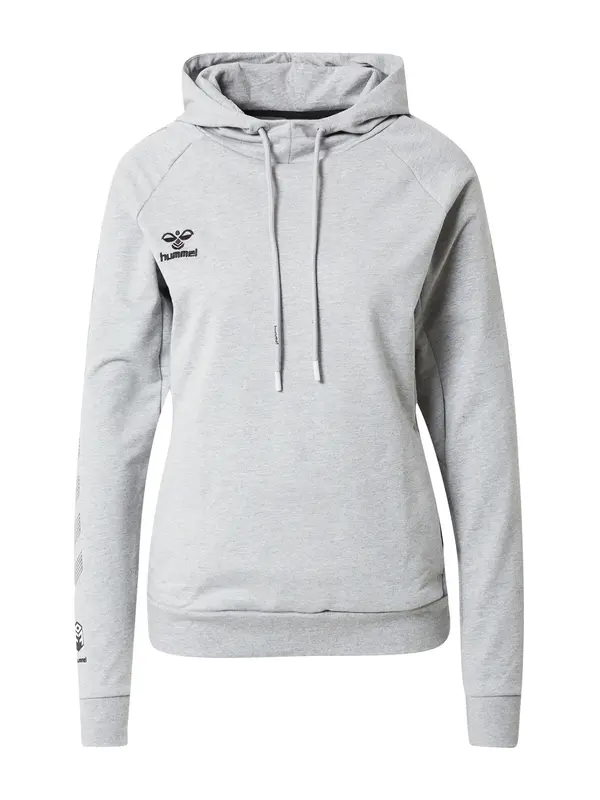 Hummel Hummel Sportska sweater majica  siva melange / crna