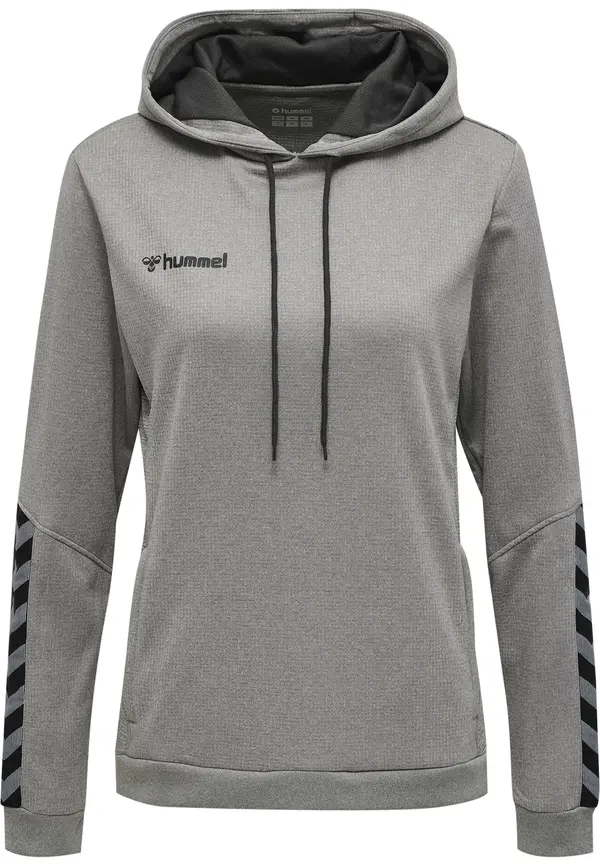Hummel Hummel Sportska sweater majica  siva melange / crna