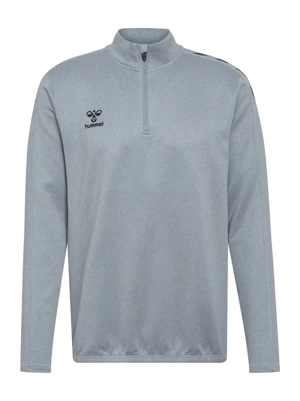 Hummel Hummel Sportska sweater majica  siva melange / crna