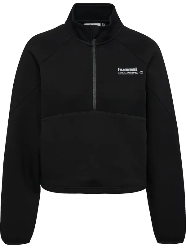 Hummel Hummel Sportska sweater majica 'Tech Fleece'  siva / crna / bijela