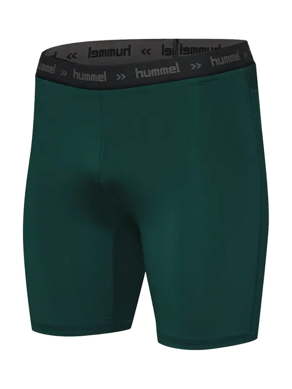Hummel Hummel Sportske gaće  tamo siva / kraljevski zelena / crna