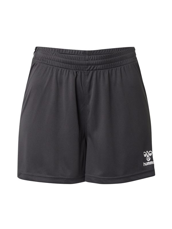 Hummel Hummel Sportske hlače 'Authentic'  siva / crna / bijela