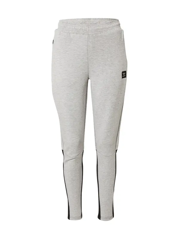 Hummel Hummel Sportske hlače 'Essi'  svijetlosiva / crna