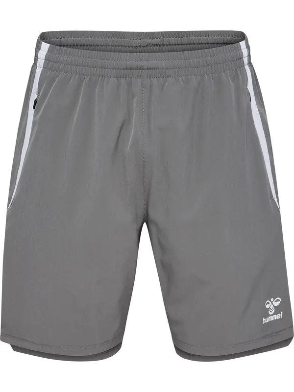 Hummel Hummel Sportske hlače 'Lead 2.0'  siva / bijela