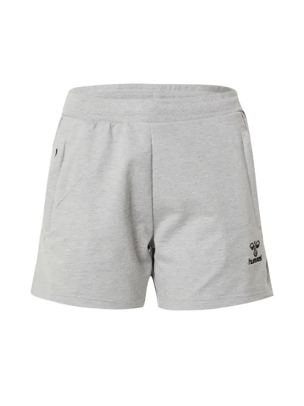 Hummel Hummel Sportske hlače 'Move Grid'  svijetlosiva / crna
