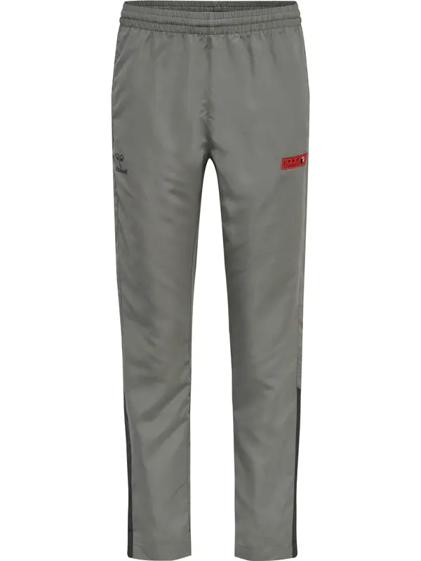 Hummel Hummel Sportske hlače 'Pro Grid'  antracit siva / dimno siva / crvena