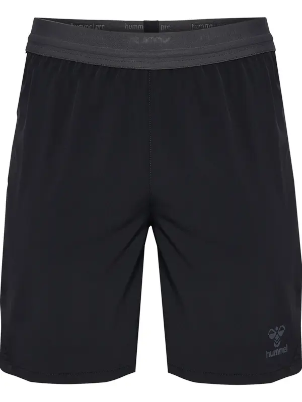 Hummel Hummel Sportske hlače 'Pro'  tamo siva / crna