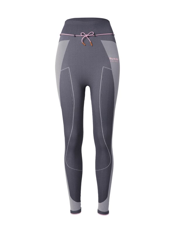 Hummel Hummel Sportske hlače  siva / svijetlosiva / roza