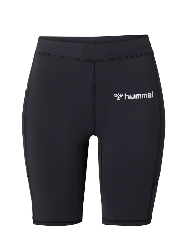 Hummel Hummel Sportske hlače  svijetlosiva / crna